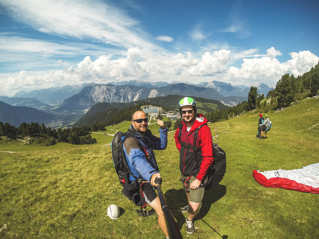 Am Startplatz bereit zum abheben