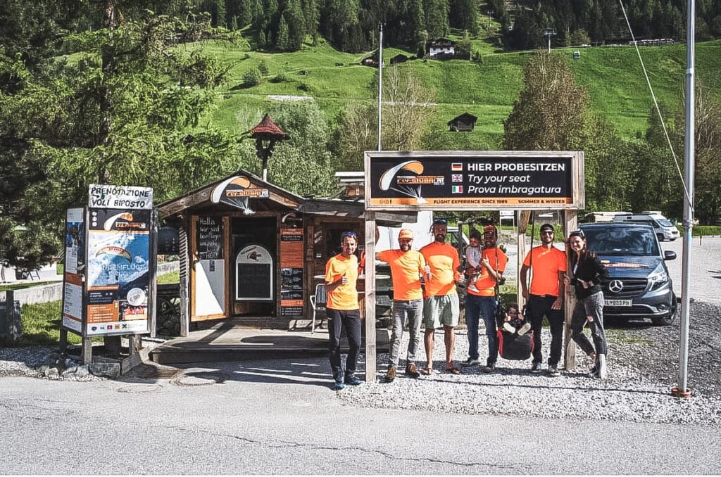 Paragliding im Stubaital Fliegerhütte