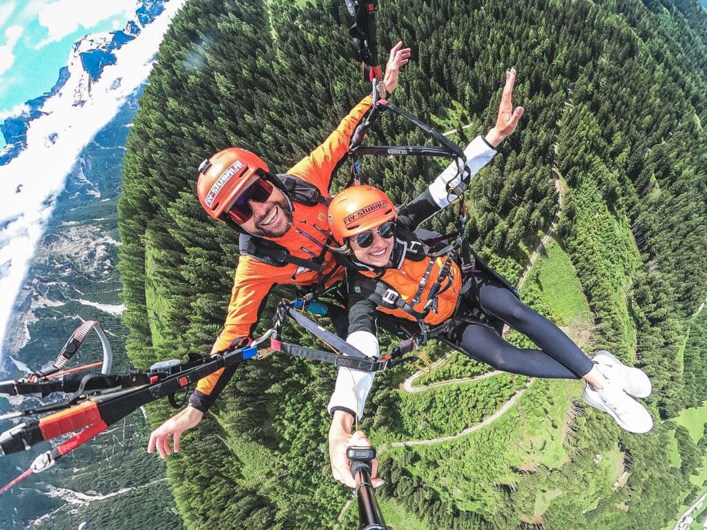 Paragliding im Stubaital mit Lorenz